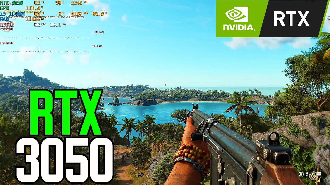 RTX 3050 8gb | i5 11400f | Far Cry 6 | 1440p | Ultra Settings FSR Ultra Quality