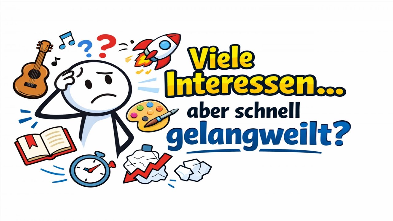 Das 'Scanner-Gehirn': Warum du viele Interessen hast, aber dich schnell langweilst