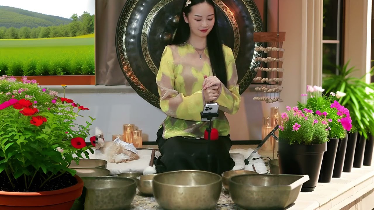 Relaxing Sounds for Sleep: Deep Tibetan Singing Bowls (8 Hours)