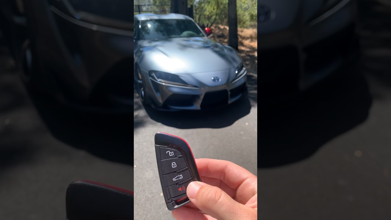 The 2020 Toyota Supra key does this!