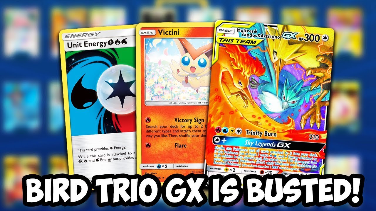 NEW Moltres & Zapdos & Articuno GX! BENCH WIPING! Insane GX Attack, Unified Minds PTCGO