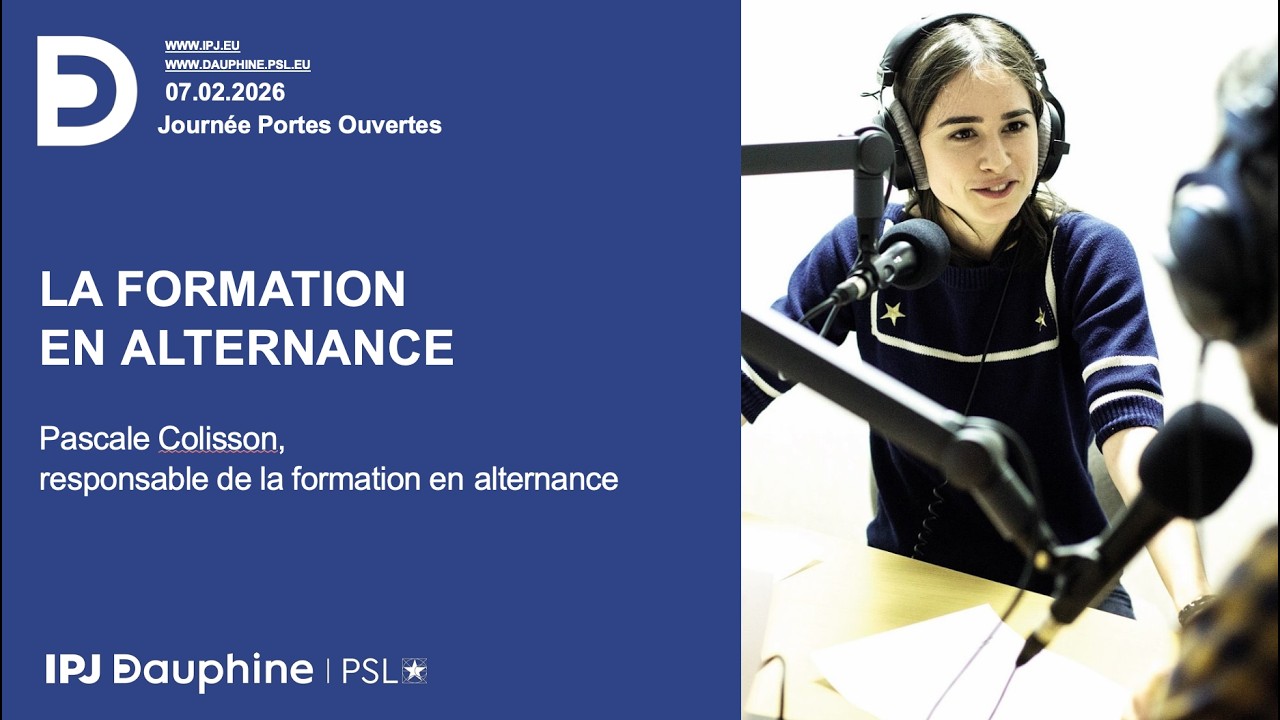 La formation en alternance - Conférence JPO 2026