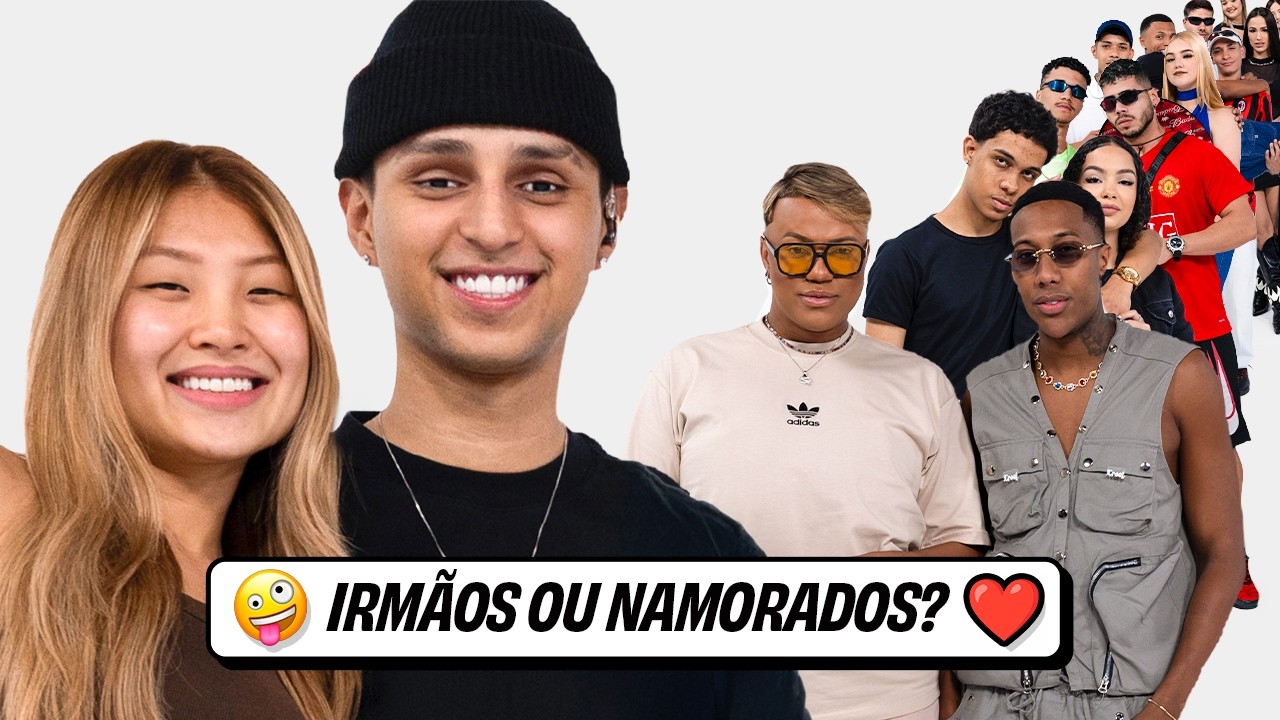 IRMÃOS OU NAMORADOS? | ft. Inhui,  João Dias e Carol Dias