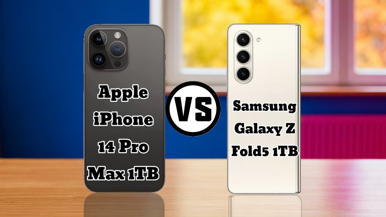 Apple iPhone 14 Pro Max vs Samsung Galaxy Z Fold5:Full 1TB Comparison!