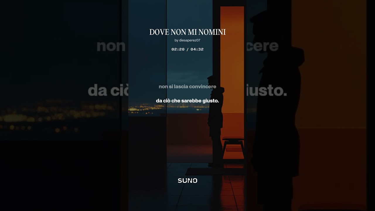 Dove Non Mi Nomini - Andrea Tiveri - Compositora 