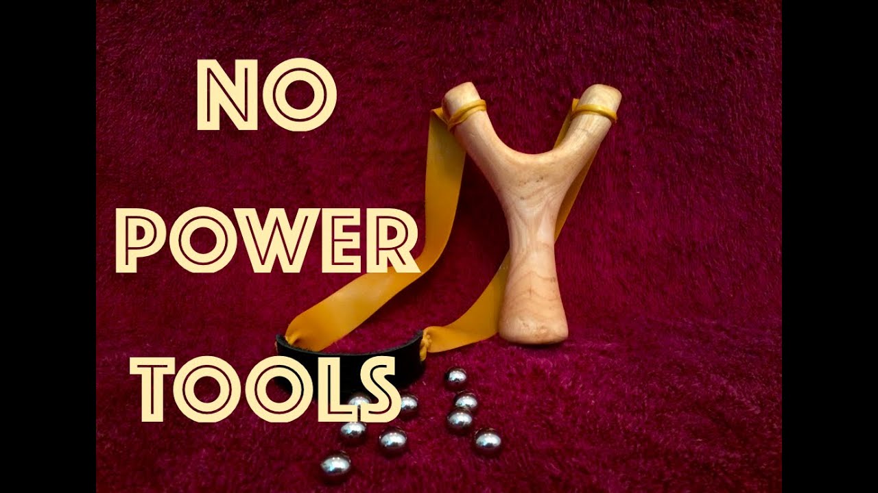 How to Make a Slingshot Without Power Tools