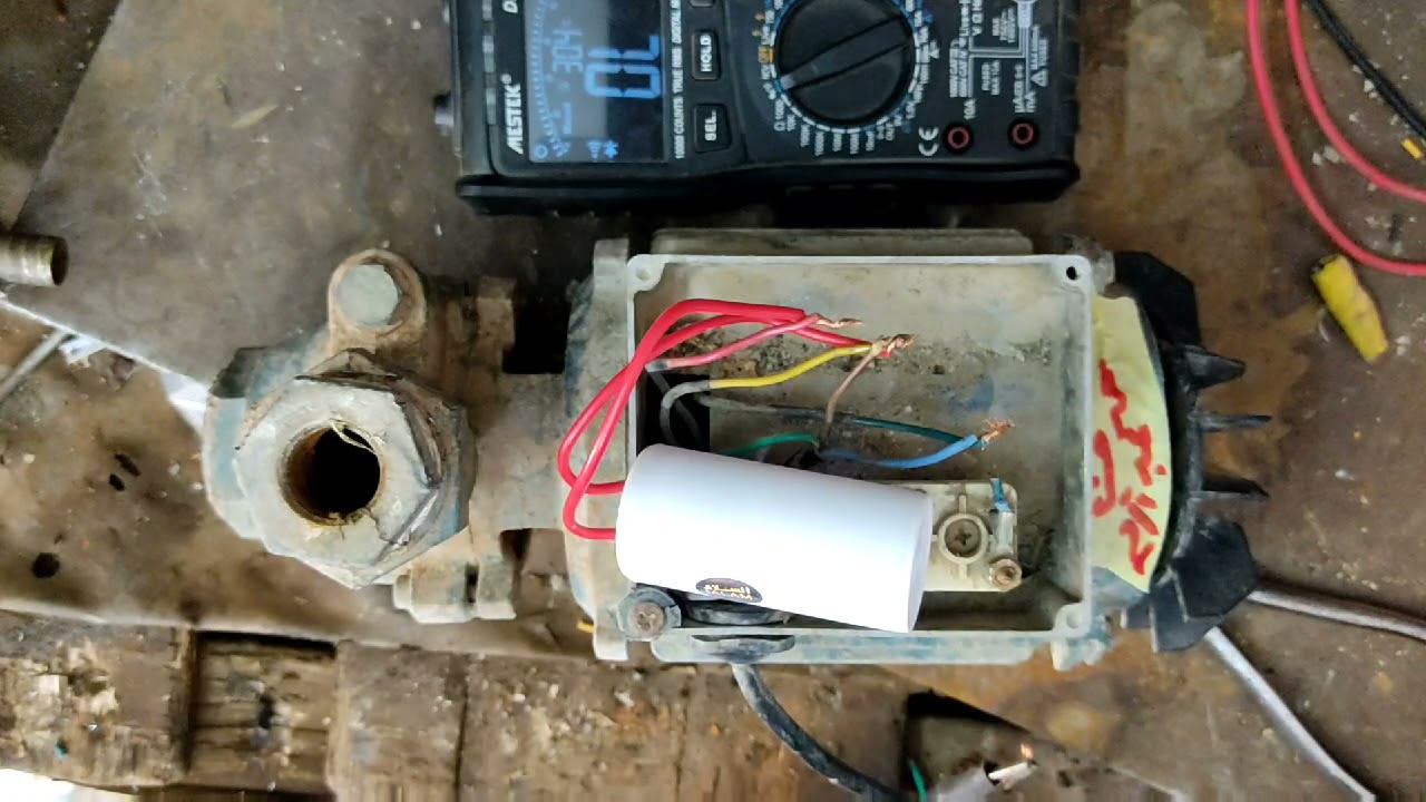 طريقة الربط الصحيح لاسلاك الماطور مع المكثف