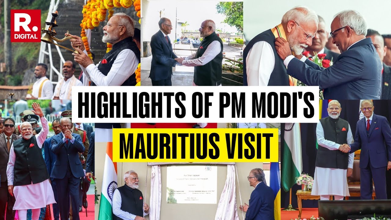 PM Modi Shares Highlights Of Second Day Of Mauritius Visit | India-Mauritius Ties