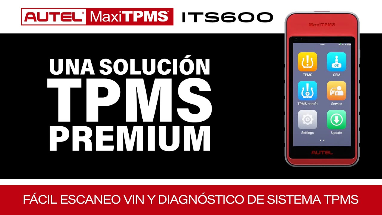 Autel MaxiTPMS ITS600   Introducción TPMS Inteligente y Servicio de Neumáticos