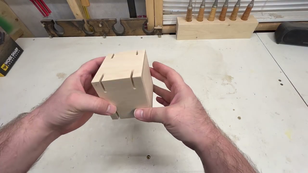 Making a wooden candle holder