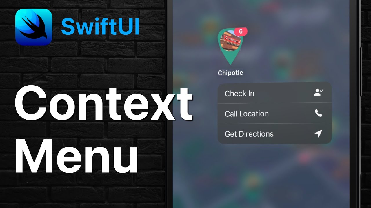 SwiftUI - Context Menu - Power User Shortcuts