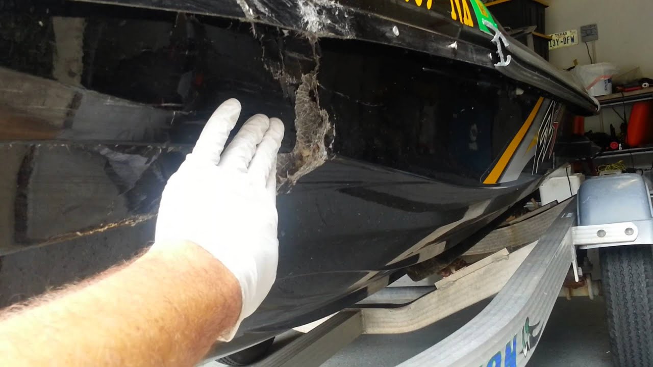 Repair 2009 Waverunner FZS damaged nanoxcell hull