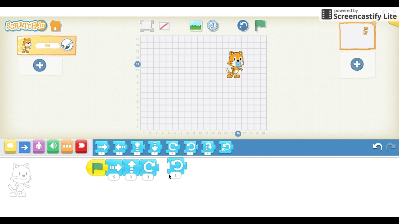 Basic Transformations in ScratchJr