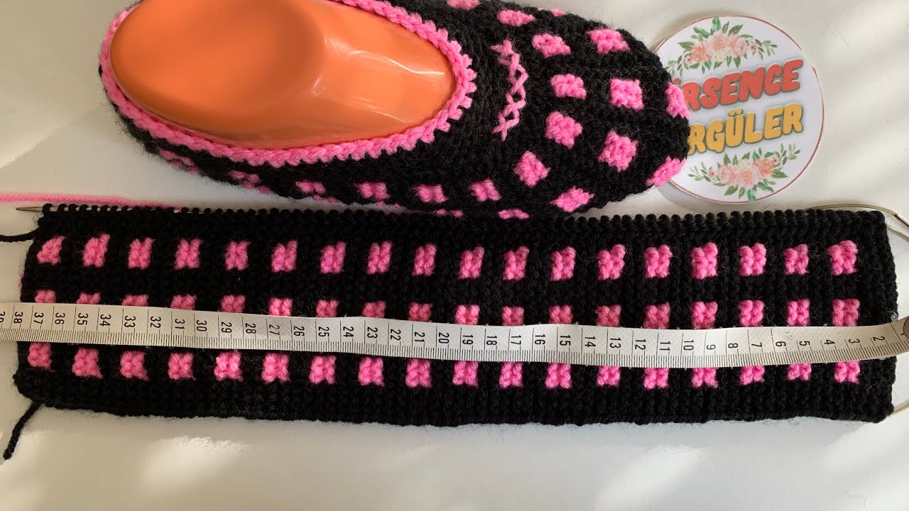 SADECE 38  CM ÖRÜN / ÇOK KOLAY ÖRÜLEN /  İKİ ŞİŞLE PATİK /YAPIMI /  YENİ MODEL PATİK !!!!