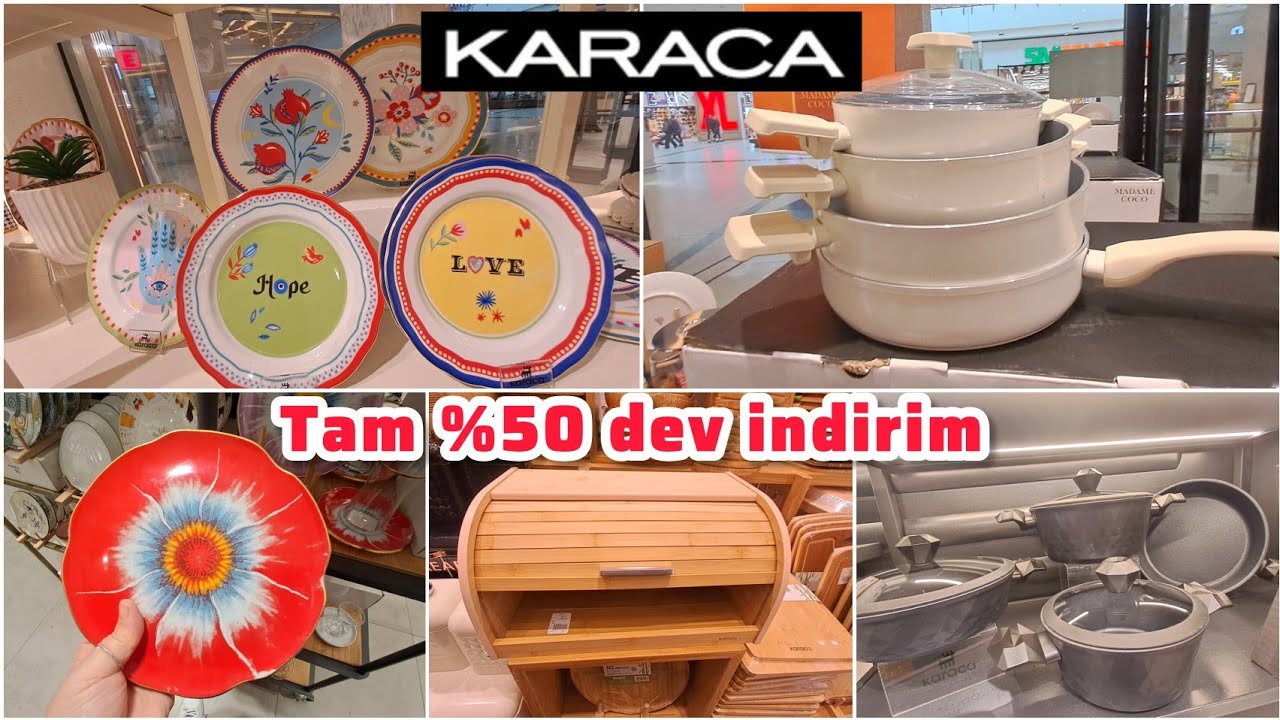 Karaca'da tam %50 dev indirim ‼️ çeyiz alışverişi | çeyizlik ürünler | çeyiz mağazası turu 