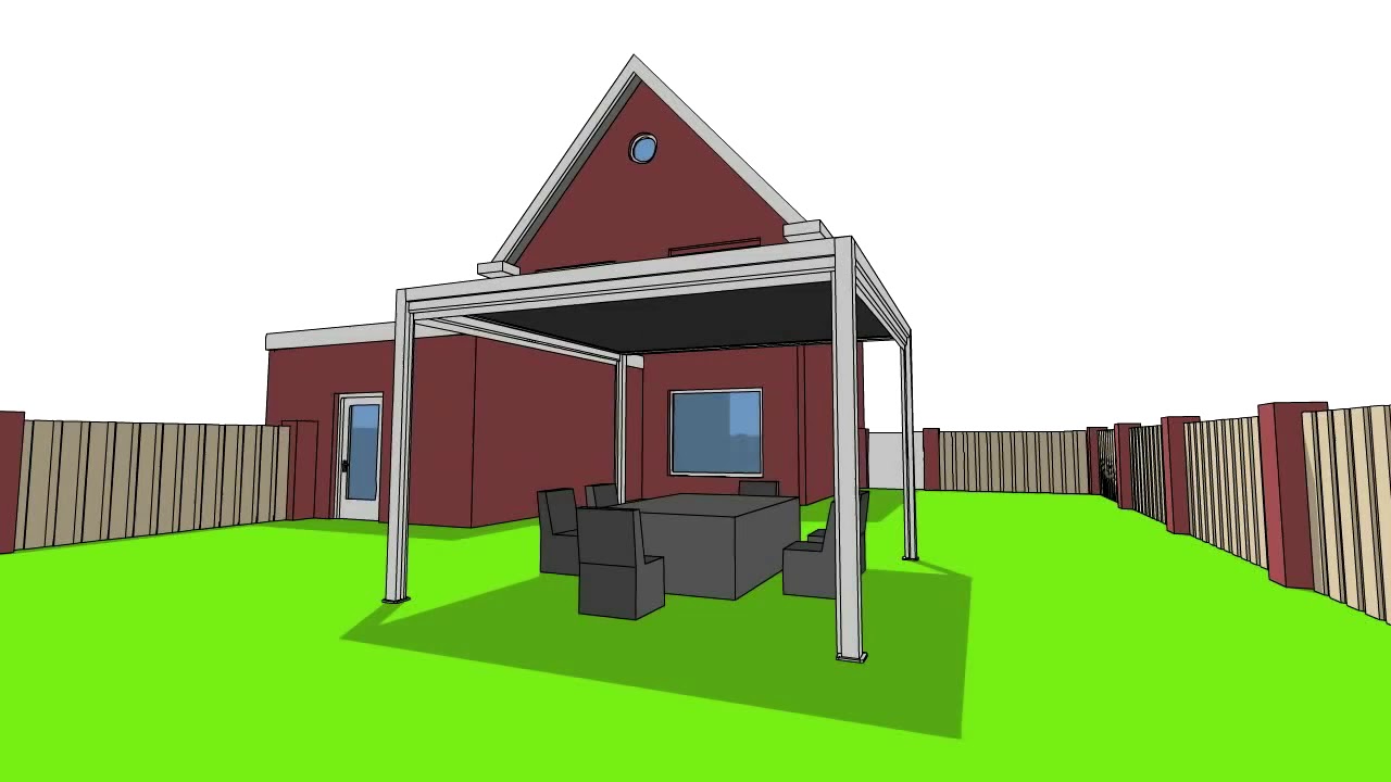 LEINER Pergola QBus - Fleck Sonnenschutz