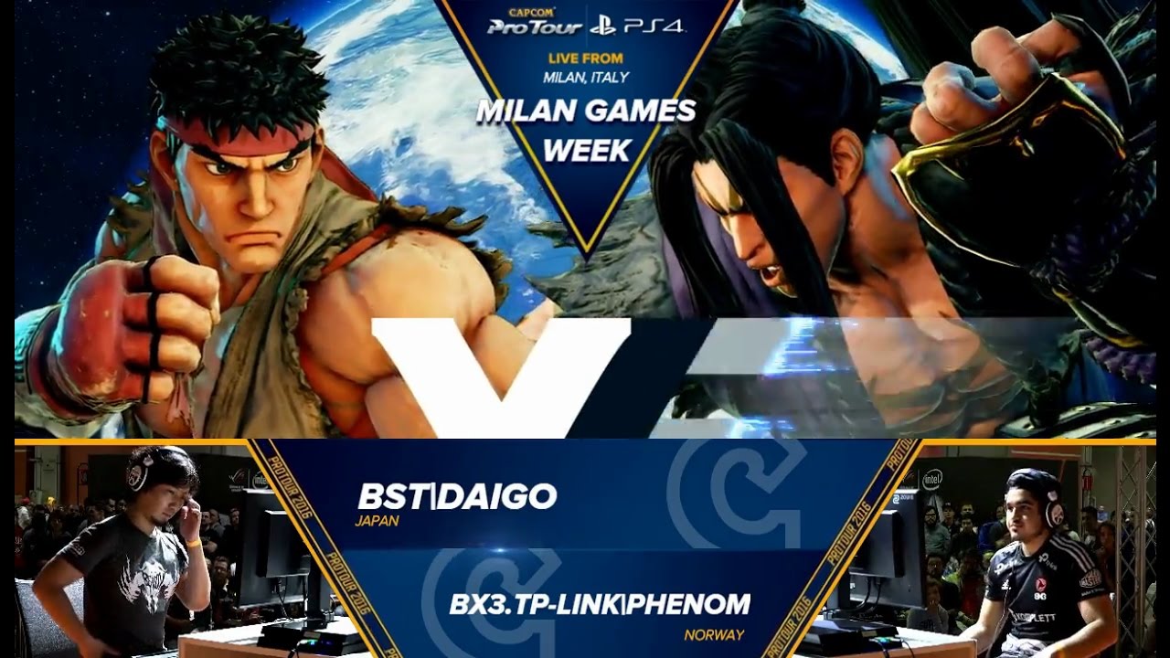 Daigo (Ryu) vs Phenom (Necalli) - EU Regional Finals 2016 - Grand Finals