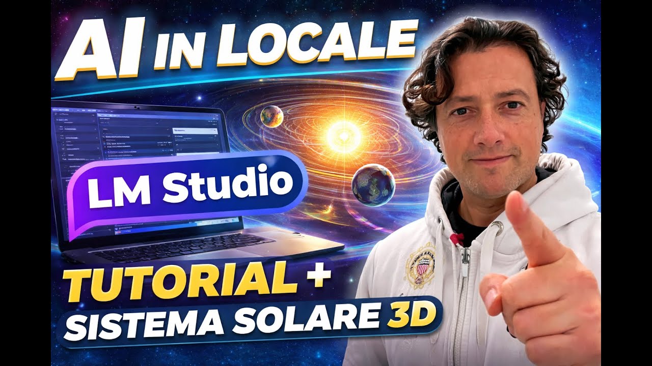 AI in Locale: LM Studio | Tutorial Offline + Demo Sistema Solare 3D