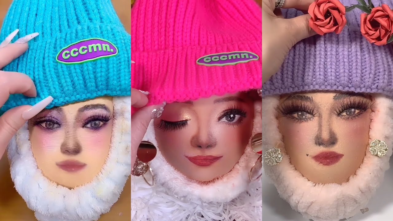ASMR creative makeup challenge compilation(no talking)-Part 4