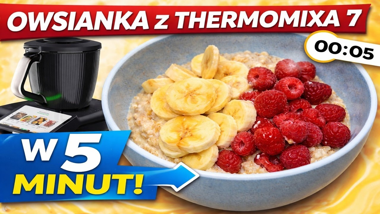 Owsianka z Thermomix TM7 w 5 minut 🥣⚡ Szybkie i zdrowe śniadanie!