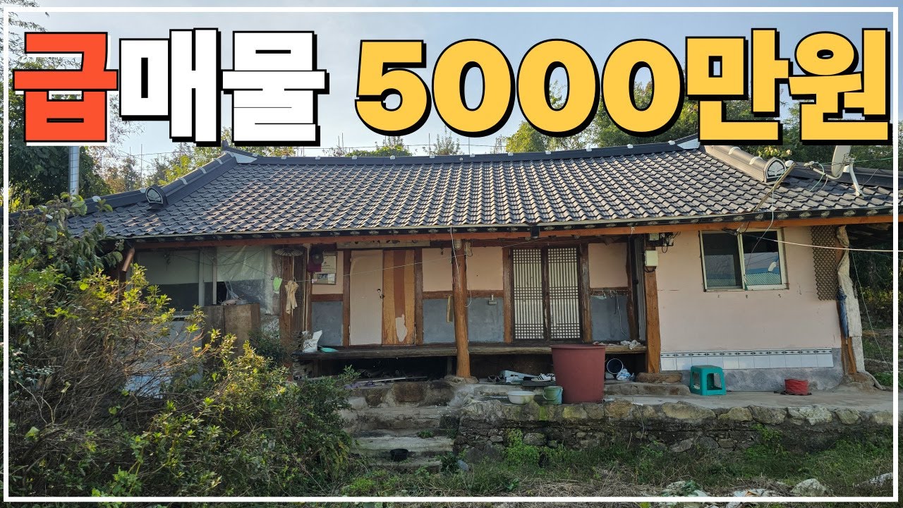 (No.774)대지 249평 정겨운 툇마루 있는 급매물 한옥 농가주택 급매 정읍 시골주택 시골집 급매매 전라도 전북 정읍시 부동산 매매
