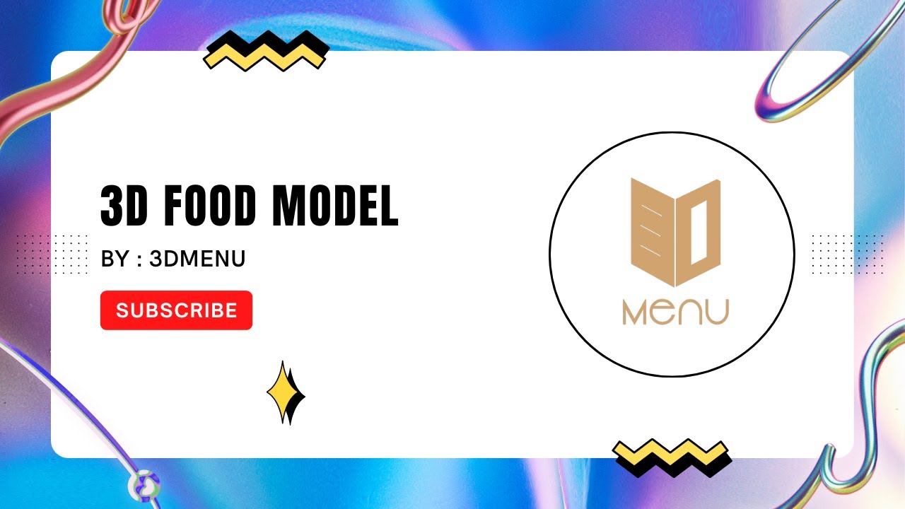 Delicious Delights in 3D: A Culinary Journey through Exquisite Food Models.