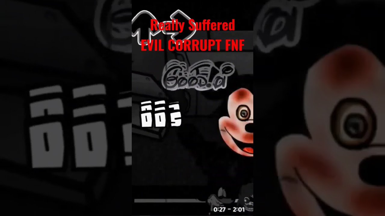 Really Corrupted - FNF Suicide Mouse VS EVIL BOYFRIEND Corrupt