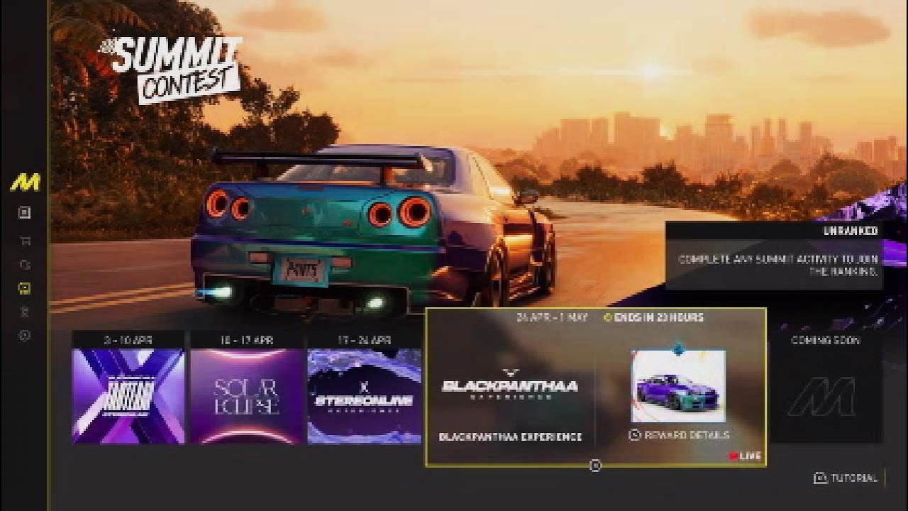 MY FIRST SUMMIT CONTEST!|The crew motorfest Blackpanthaa experience summit contest. my attempt
