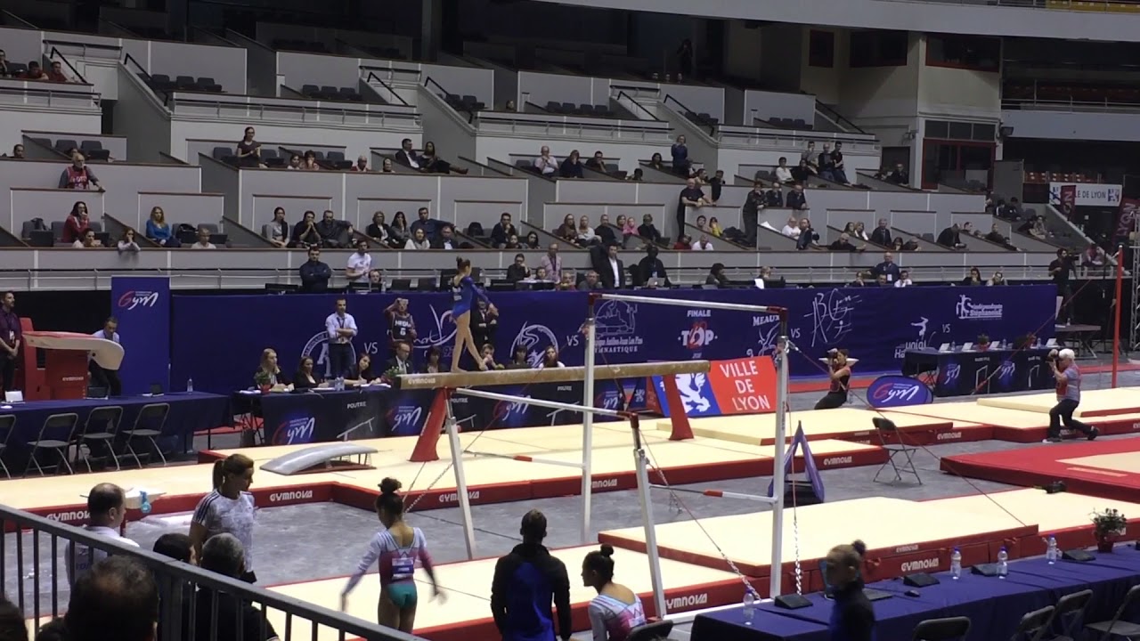 Kaylia Nemmour (Avoine) - Top 12 Finale - Lyon 2018 - Poutre