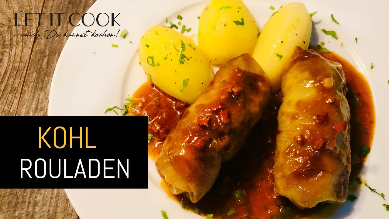 Saftige Kohlrouladen mit Petersilienkartoffeln