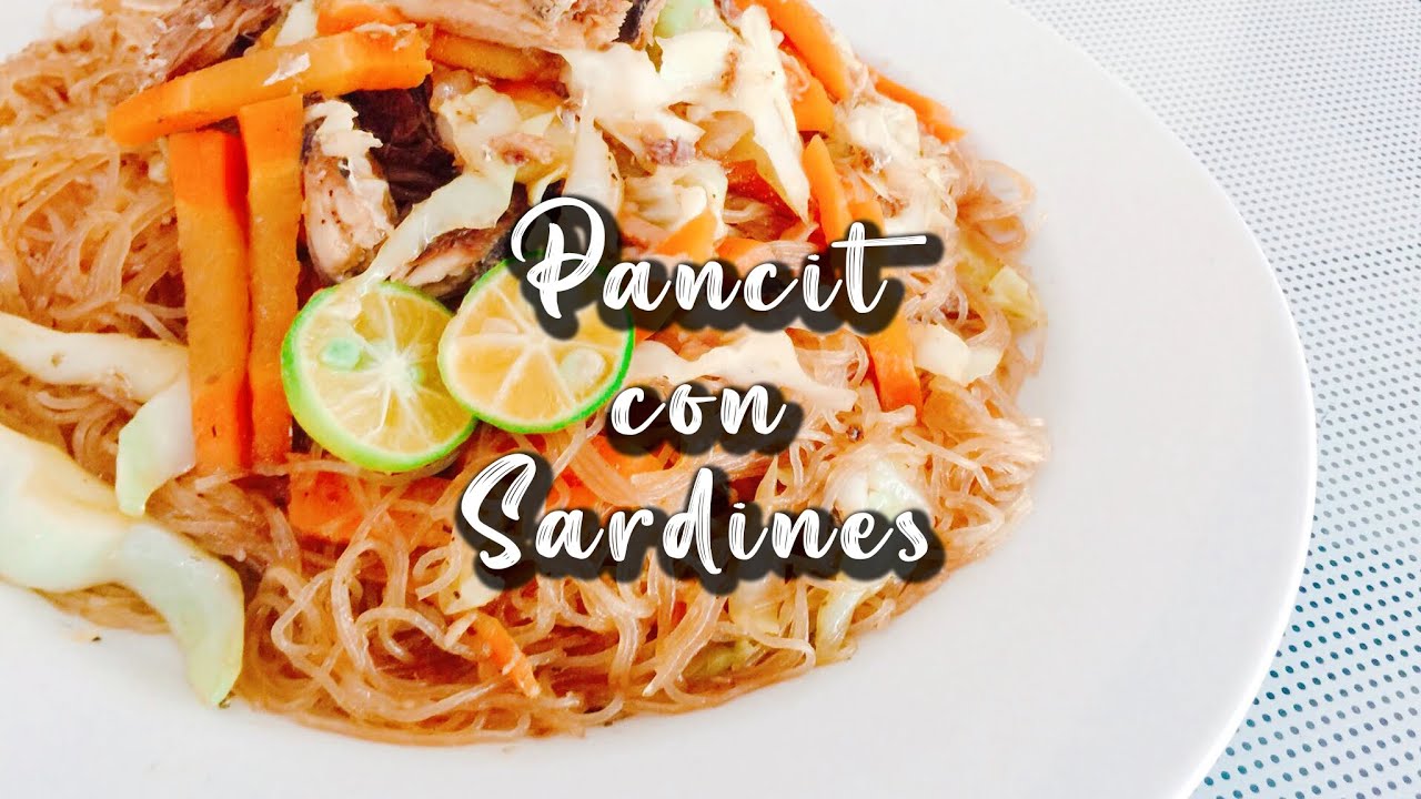 PANCIT CON SARDINAS || MY's KITCHEN PH