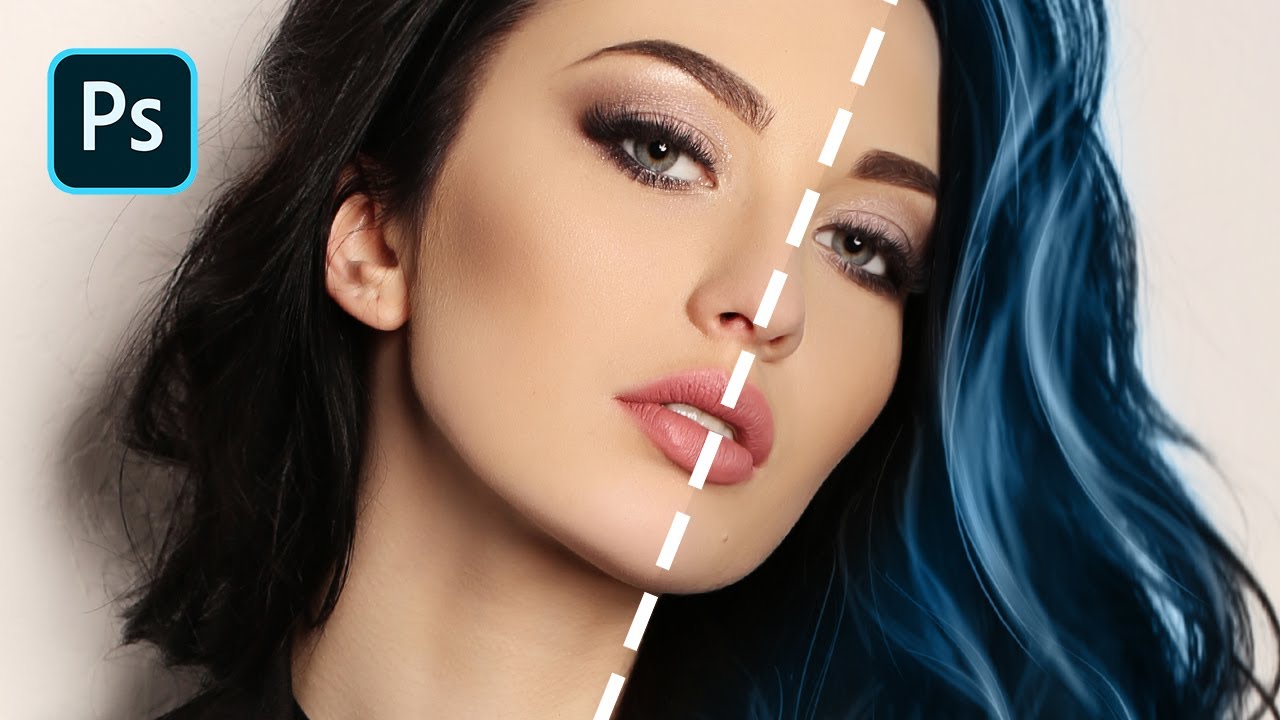 How to Paint Fantasy Hair – Photoshop Tutorial PT1