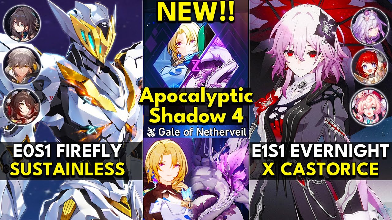 NEW Apocalyptic Shadow Floor 4 3 Stars | E0S1 Firefly & E1S1 Evernight | Honkai: Star Rail 3.6
