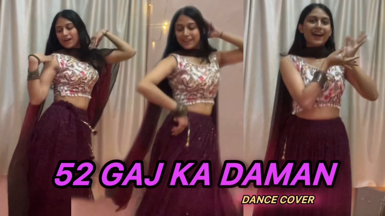 52 gaj ka daman | Renuka pawar | Haryanvi song | dance cover | Easy steps | jyotiverse08
