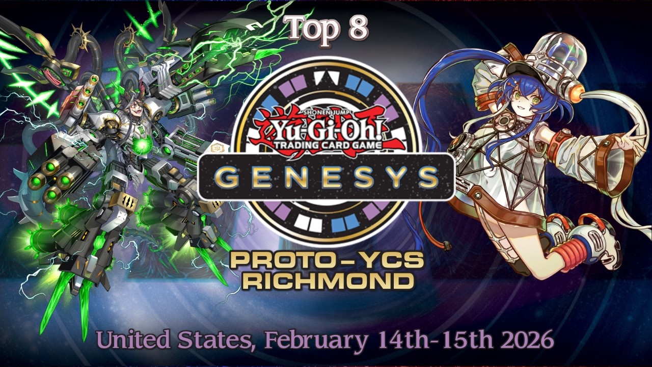 GENESYS PROTO-YCS RICHMOND │ Doomz VS Kewl Tune │ Top 8 Yu-Gi-Oh! February 2026