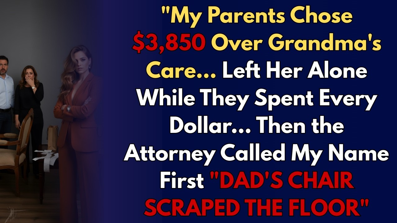 My Parents Valued $3,850 More Than Grandma — I Took Control of the Will