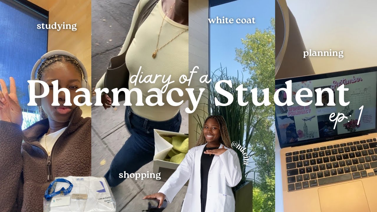 Week in the life of a *pharmacy student* 💊🎀🥼 : I GOT MY WHITE COAT, chit-chat, uni vlog