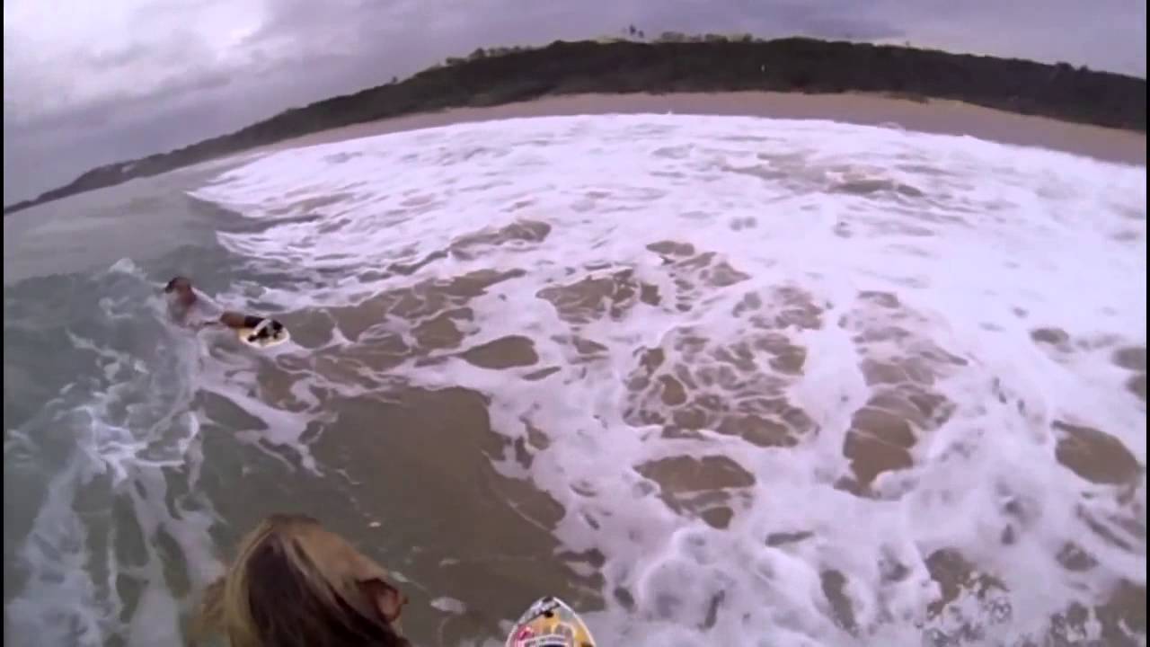 Slyde Handboards: Body Surfing Heavy Beachbreak in Puerto Rico