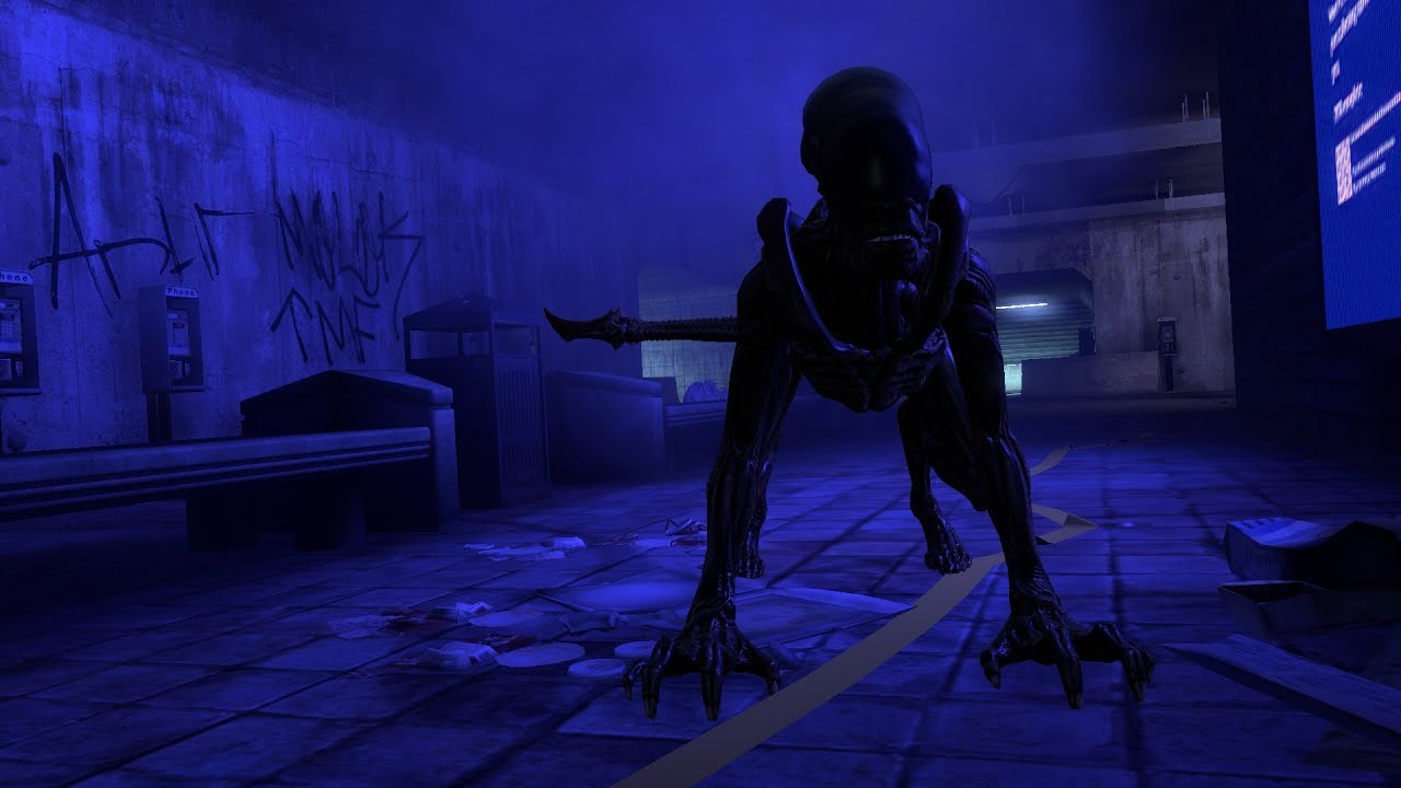 Figure Action Hecu Snpc's Fight Against Alien Xenomorph Nextbots Garry's Mod