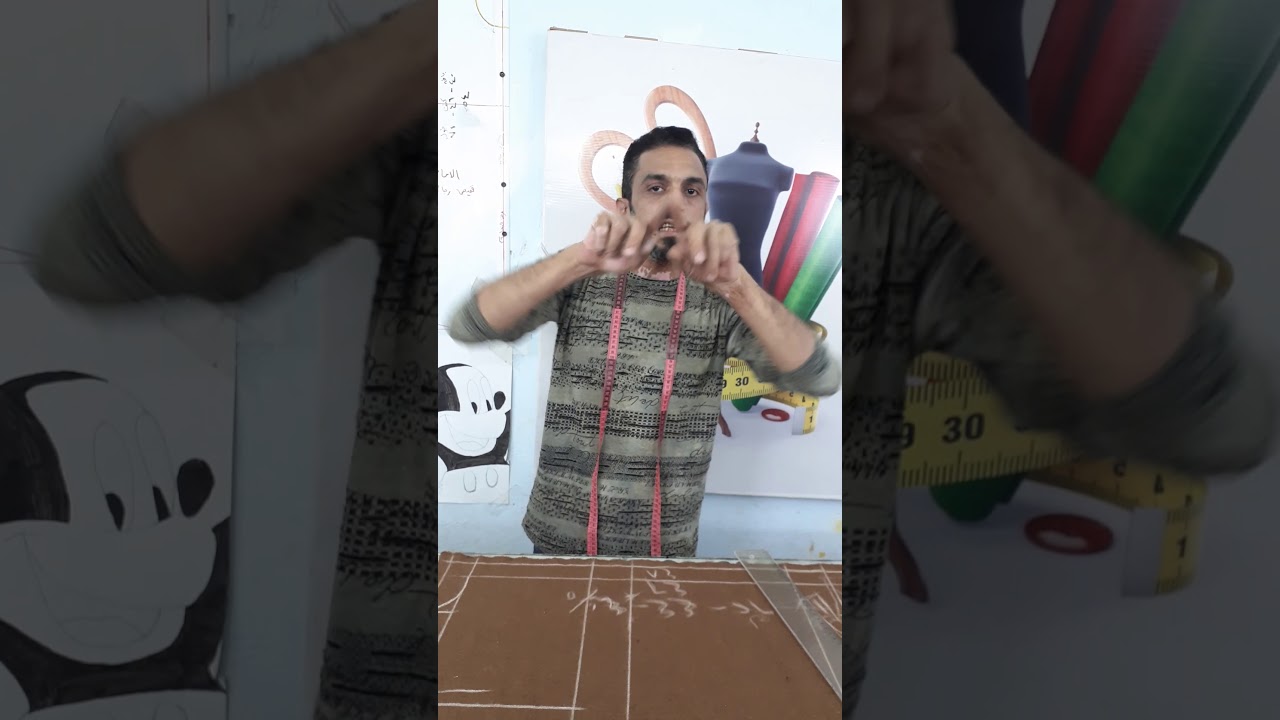 طريقة عمل بالطو جوخ بنفس باترون جاكت البدله مع محمود هاشم ✂️💙