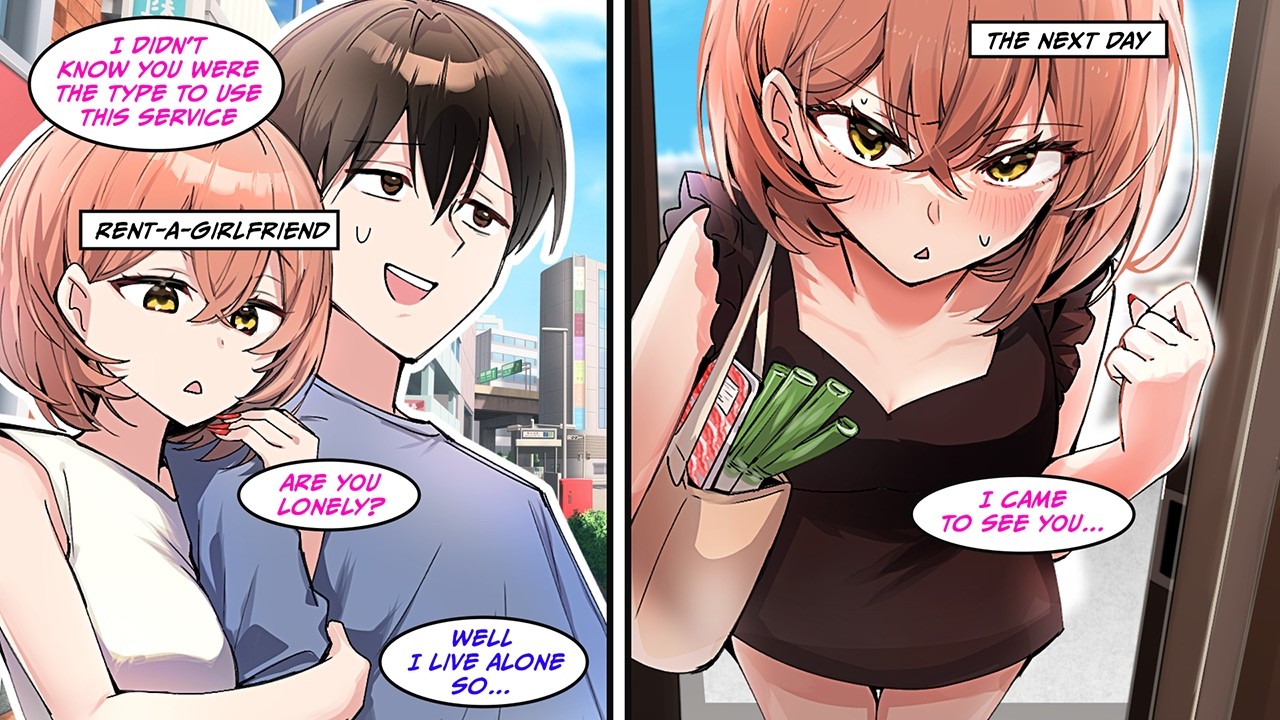 [Manga Dub] The rent-a-girlfriend turned out to be my high school classmate...