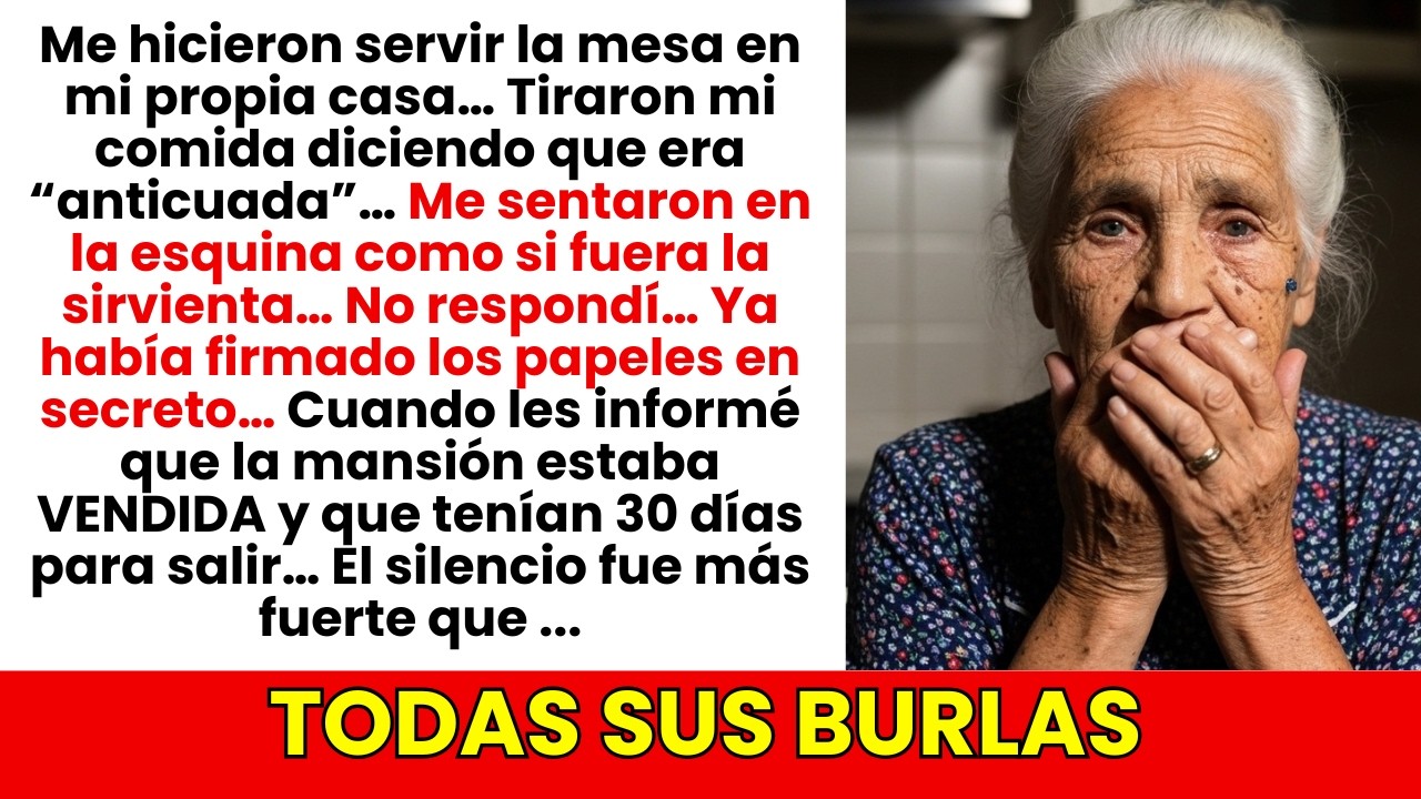 Me Trataron Como a la Sirvienta en Mi Propia Casa y Tiraron Mi Comida. No Sabían Que Ya Había