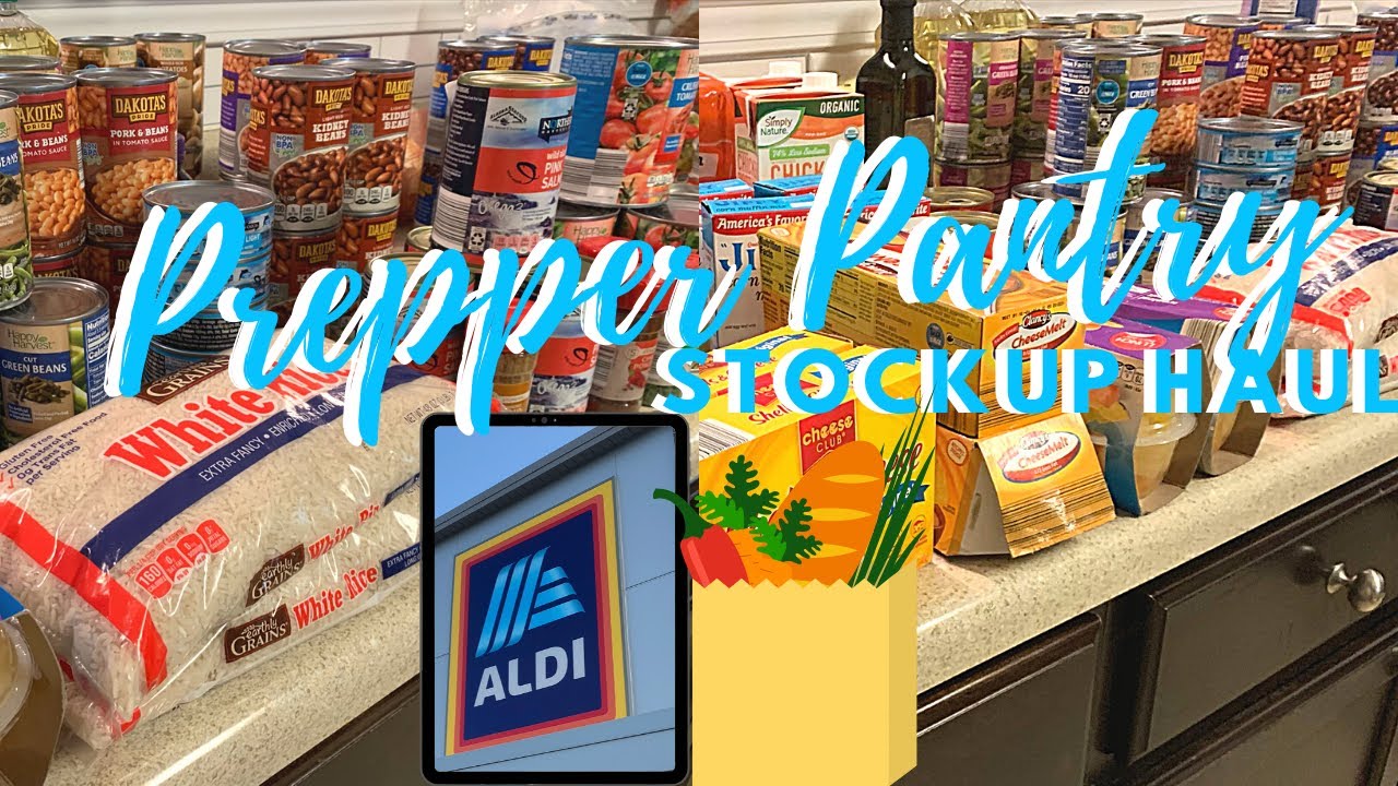 IT'S GETTING FULL! | ALDI Prepper Pantry Stockup
