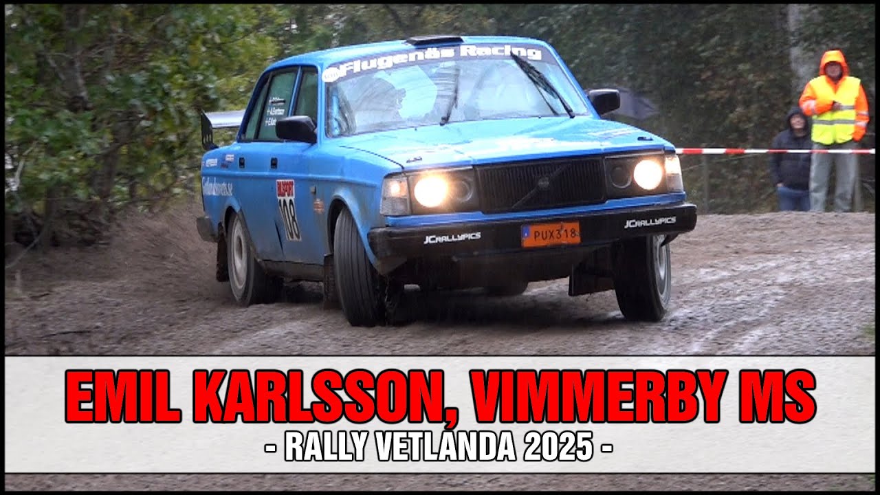 Emil Karlsson, Vimmerby MS - Rally Vetlanda 2025