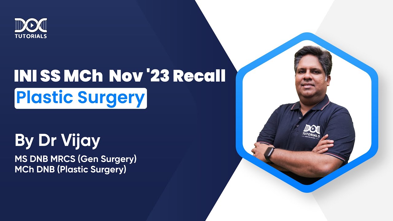 INI SS Plastic Surgery Recall Session | Dr. Vijay | DocTutorials
