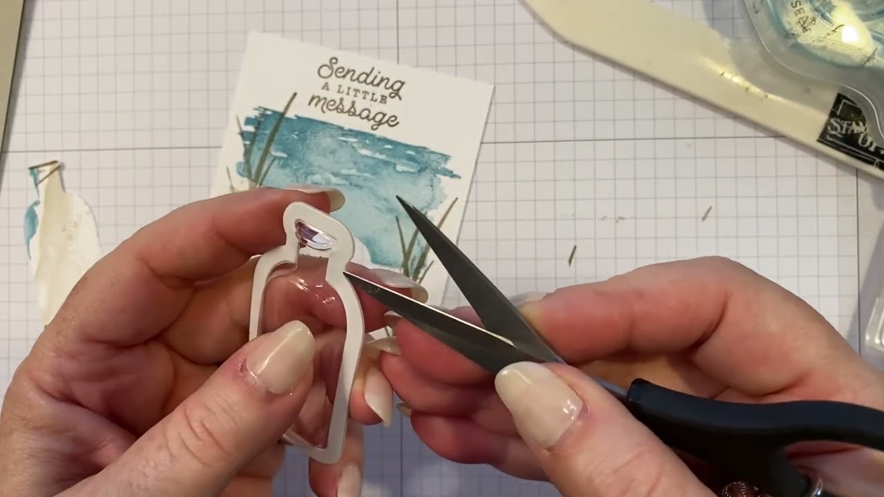 Tips for making this popular Oceanfront/Bottled Happiness card.