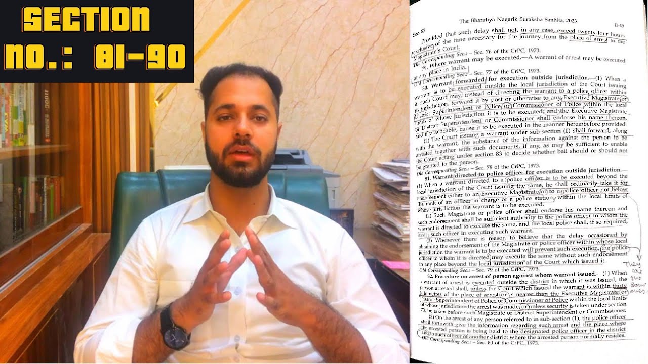 SECTION: 81-90 | BNSS | SECTION WISE |  LECTURE NO. 09 | B.N.S.S. | BHARTIYA NAGRIK SURAKSHA SANHITA