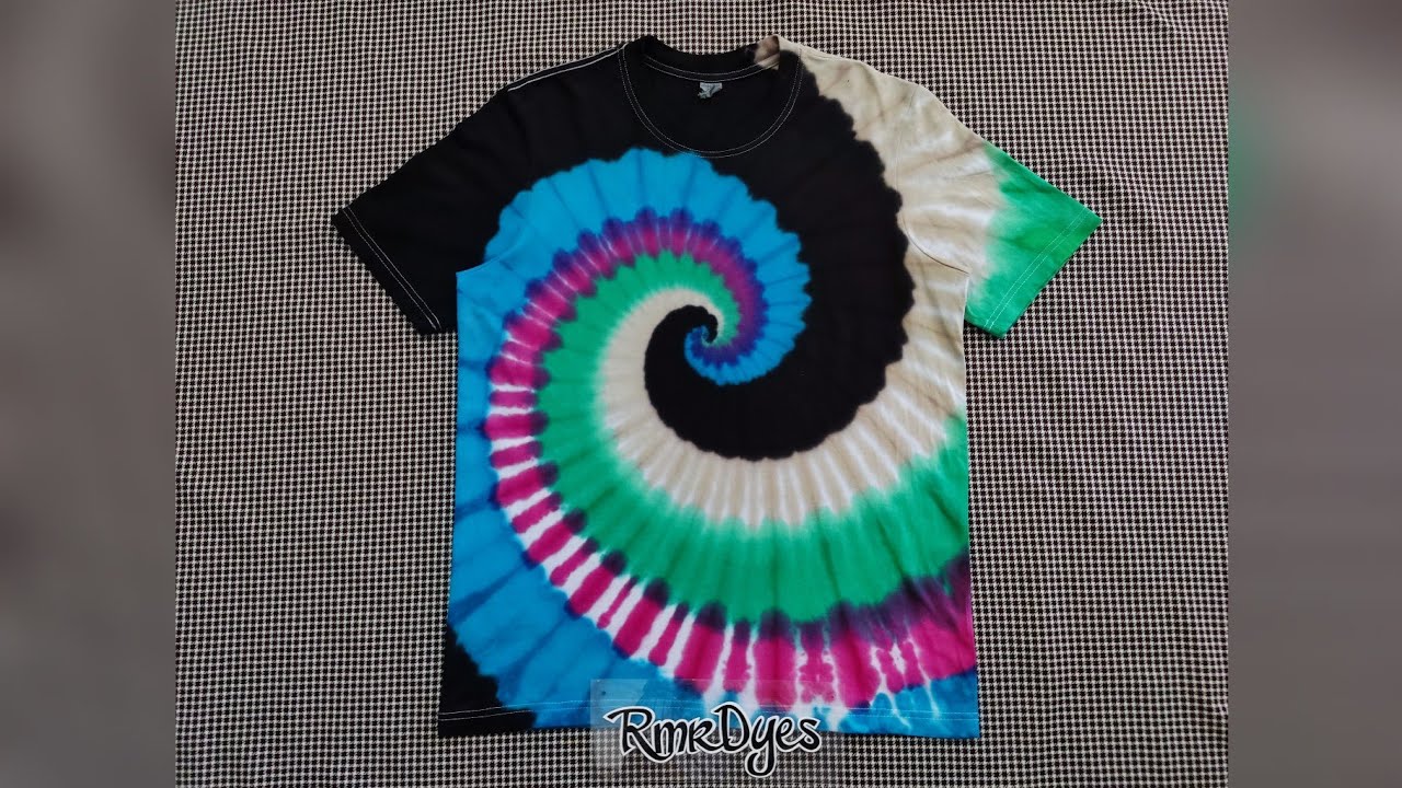 Classic 5 Colors Spiral Tie Dye.