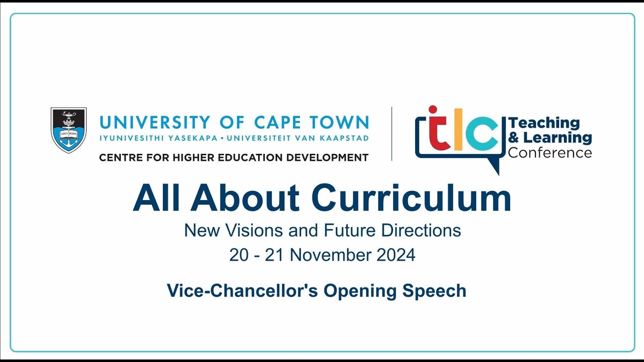 UCT Teaching and Learning Conference 2024 - Vice-Chancellor's Opening speech
