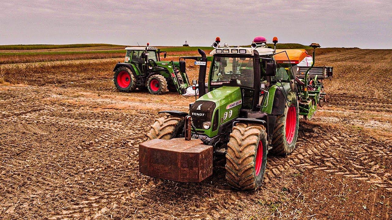 Siew Pszenicy 2021 ☆ Fendt 820 ☆ Fendt 309 ☆ Amazone AD-P 3000 Special ☆